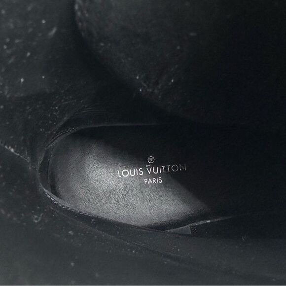 Louis Vuitton Wonderland Ranger Combat Boot Brown LV Monogram EU 37.5 US 7.5 - Picture 16 of 16